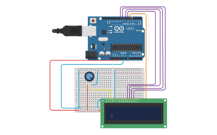 Circuit design Секундомер - Tinkercad