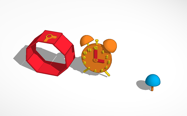 3D design PHS Digital Watch and Alarm Clock | Tinkercad