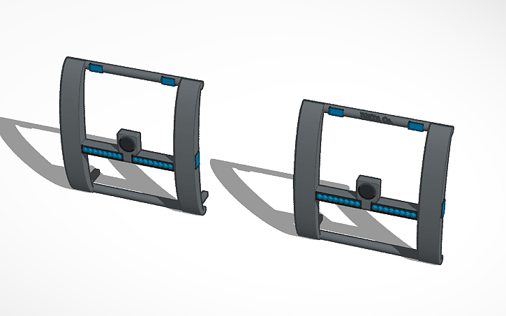 3D design New Police Rambar (With and without Logo) - Tinkercad