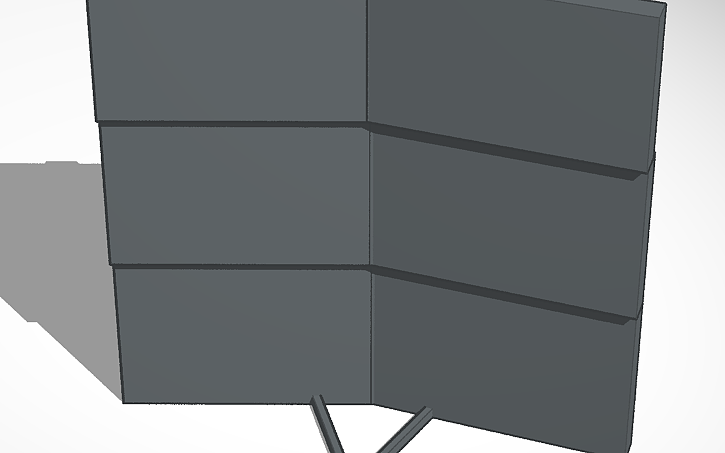 3D design rainbow six siege deployable shield - Tinkercad