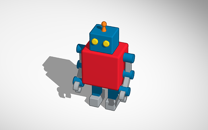 3D design robot - Tinkercad