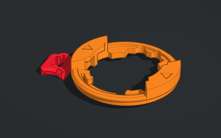 3D Design Ratchet Template Tinkercad