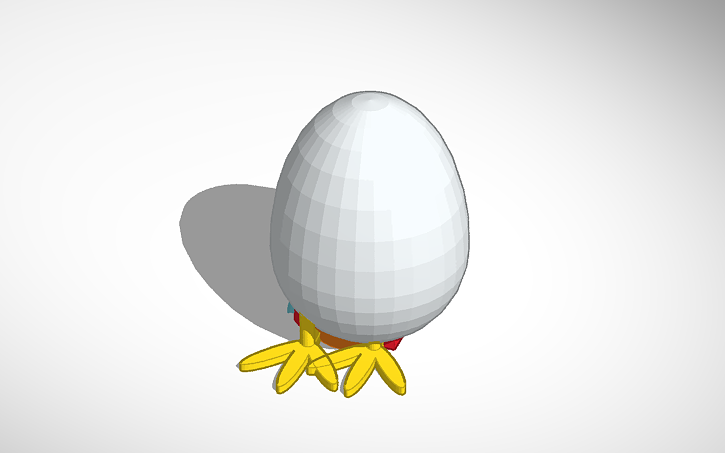 3D design EGG - Tinkercad