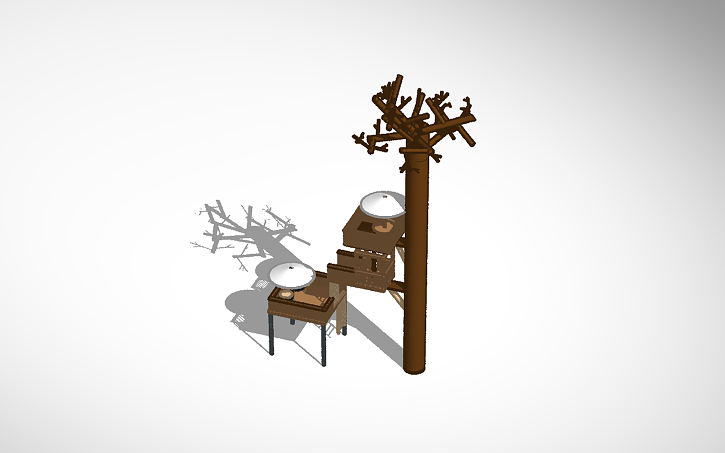 3D design Copy of Treehouse - Tinkercad