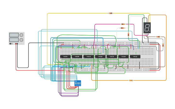 Circuit design Circuito Elevador - Tinkercad