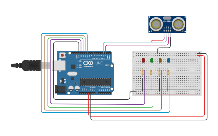 Circuit design GUIA 8 TECNOLOGIA - Tinkercad
