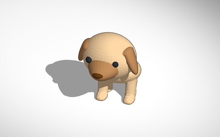 3D design dog | Tinkercad