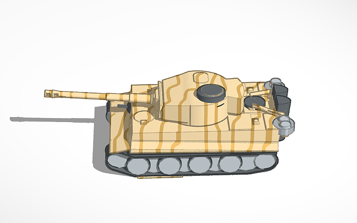 3D design Tiger H1 Tinkercad