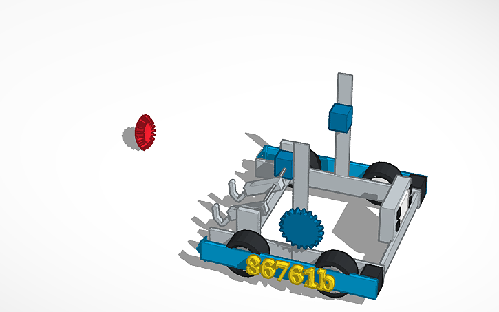 3D design VEX-IQ ROBOT - Tinkercad