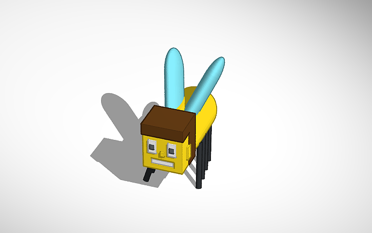 3D design Bee Movie In Minecraft - Tinkercad