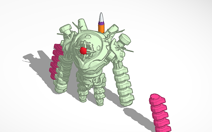 3D design Combat Bot - Tinkercad