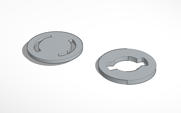 3D design switchframe template - Tinkercad