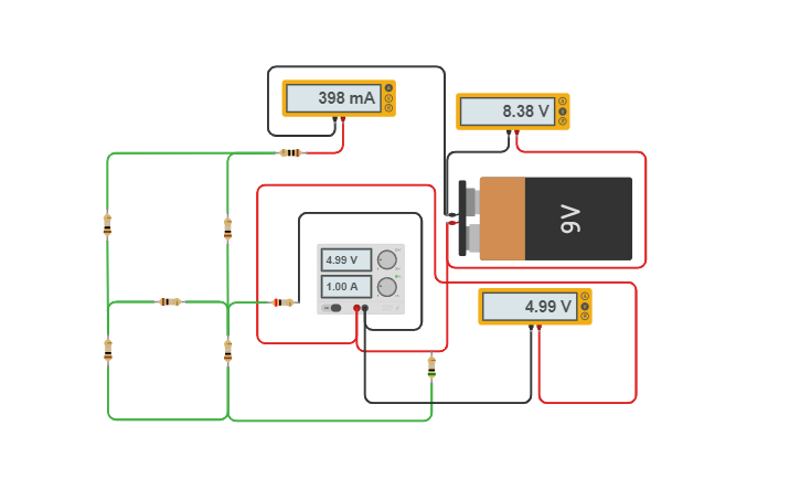 Circuit design (9V) Laboratory Activity #3 | Tinkercad