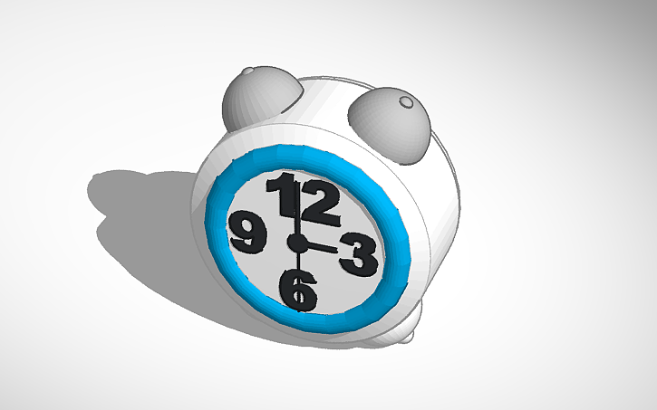 3D design A Alarm Clock⏰ - Tinkercad