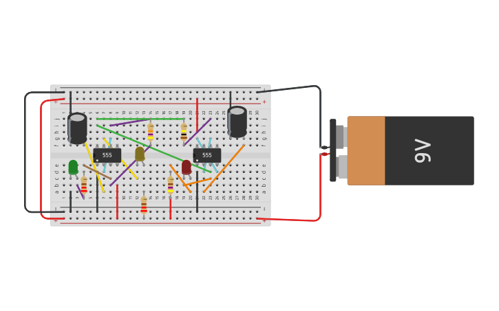 Circuit Design Traffic Light Tinkercad 7748