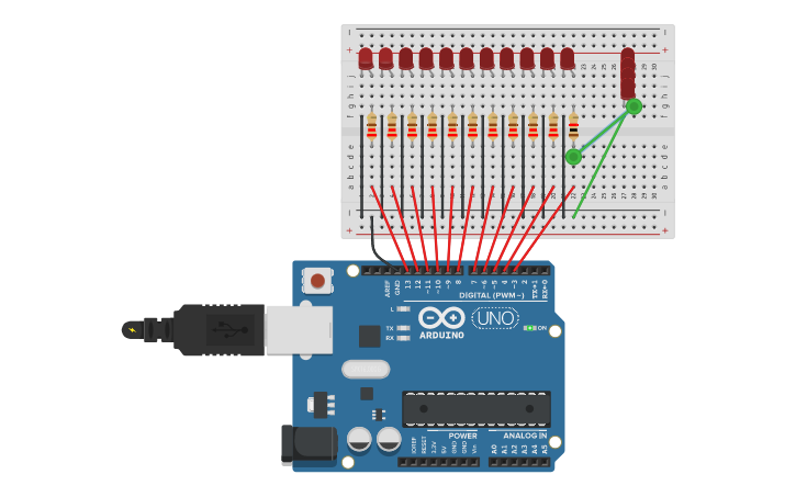 Circuit design KARA ŞİMŞEK DEVRESİ - Tinkercad