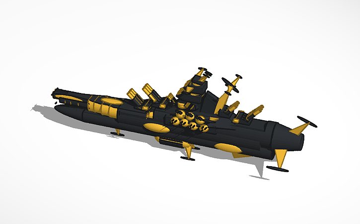 Space Battleship 3D Models for Download