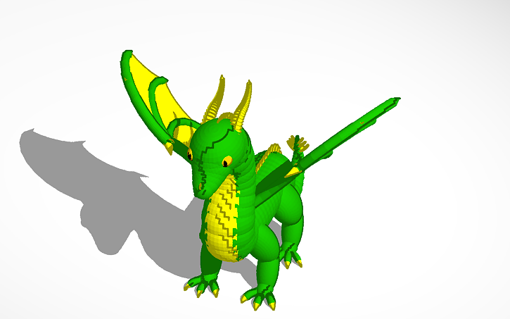 3D design Copy of Failed Dragon Attempt - Tinkercad