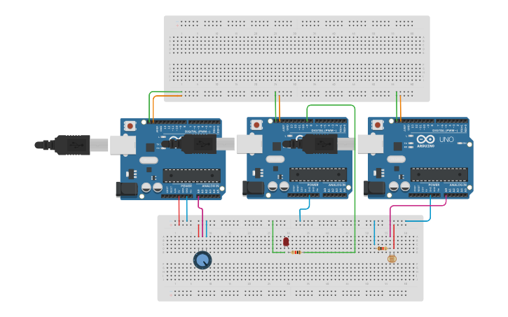 Circuit design Copy of Communication I2C_3_Arduino - Tinkercad