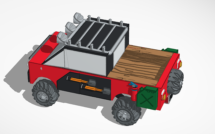 3D design Truck-off road truck - Tinkercad