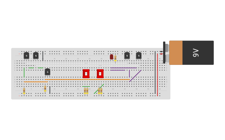 Circuit design XOR Gate - Tinkercad