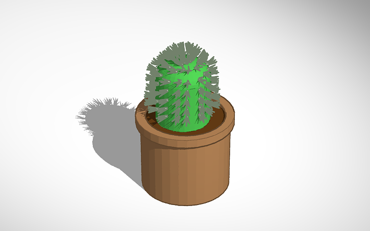 Potted Cactus Tinkercad