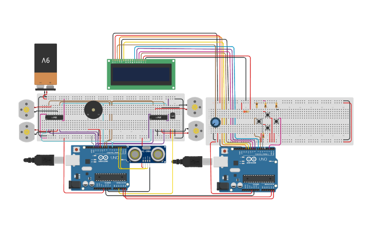 Circuit design arduino project week5 - Tinkercad