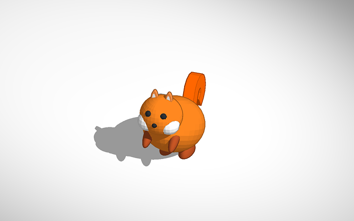 3D design squirrel | Tinkercad