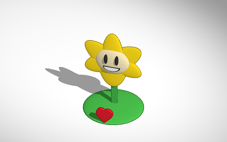 Flowey - Undertale 3D model 3D printable