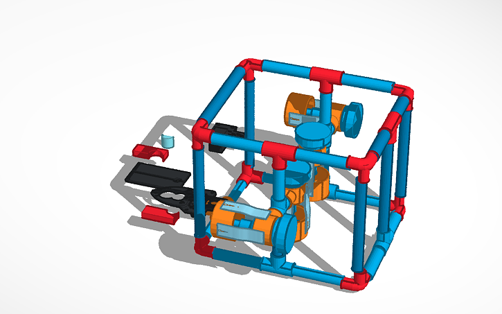 3D design ROV Design MATE - Tinkercad
