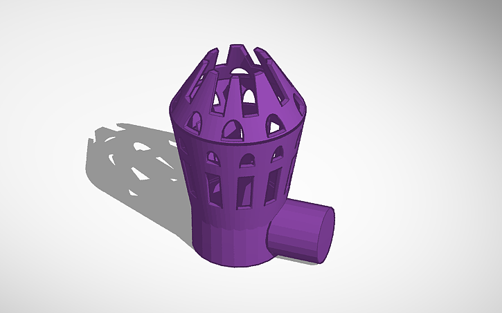 3D design ROV shroud - Tinkercad