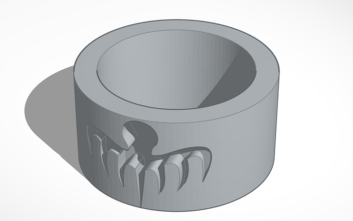 3D design spectre ring | Tinkercad