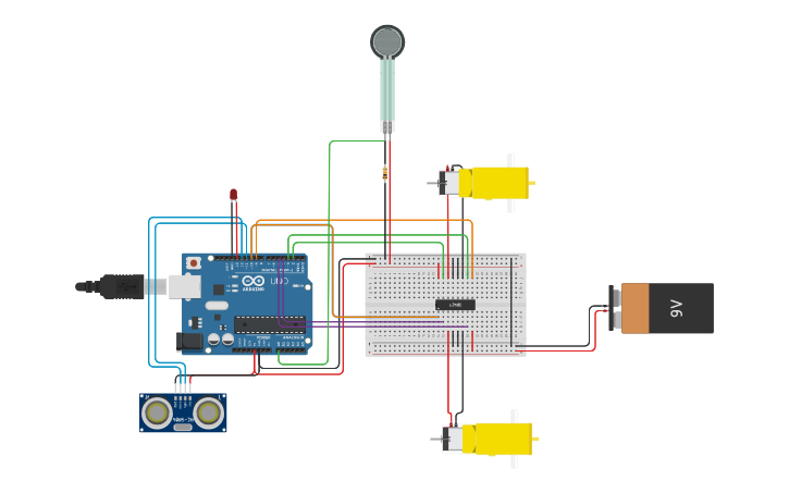 Circuit design Brilliant Amberis | Tinkercad