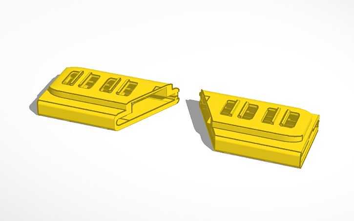 3D design Lisam/QAV 210 esc protection - Tinkercad