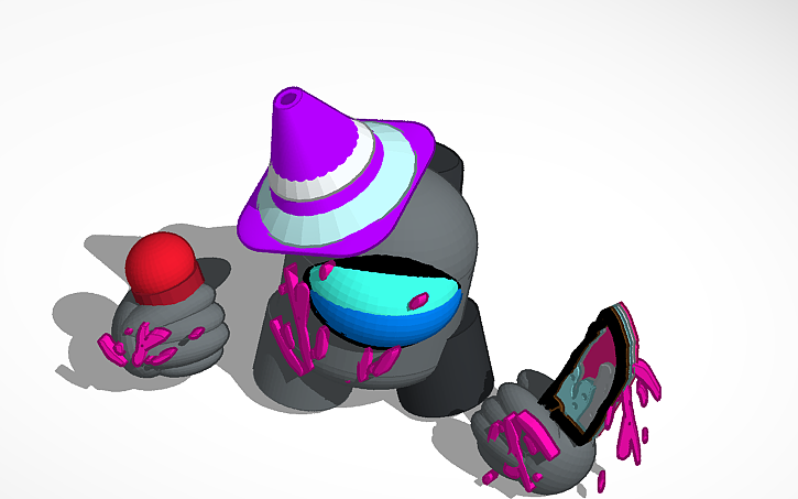 3D design Gray Imposter for @CaT-HaT. - Tinkercad