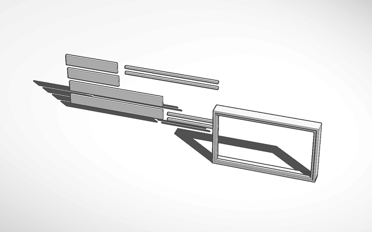 3D design frame - Tinkercad
