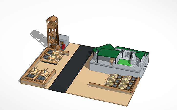 3D design British Tank Base | Tinkercad