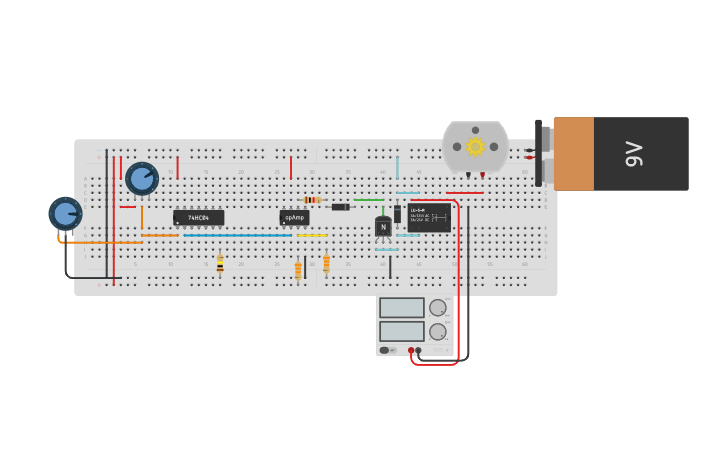 Circuit design Automatic Plant Watering System - Tinkercad