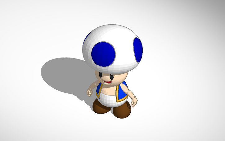 3D design Toad - Tinkercad
