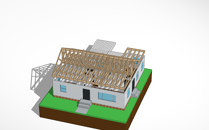 House Floor Plan Lay Out Tinkercad