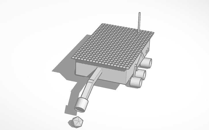 3D design Mineral Analyzer - Curium - Tinkercad