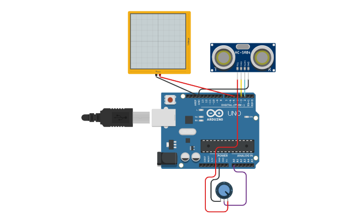 Circuit design Control de Tanques - Microco - Tinkercad