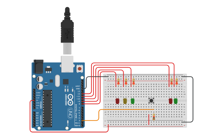 Circuit Design 2021-09-15 Atividade-semaforo-com-botao-pedestre - Tinkercad