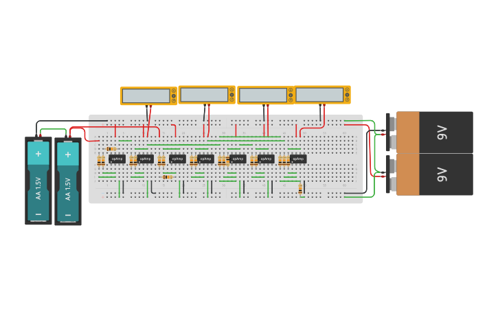 Circuit Design Ejercicio 3 Amplificadores Operacionales Tinkercad circuit-design-ejercicio-3-amplificadores-operacionales-tinkercad