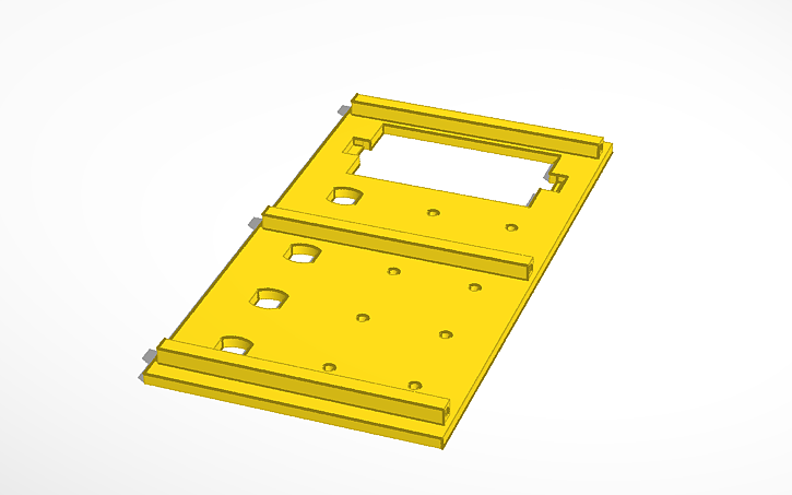 3D design Projects Power Supply Face Plate | Tinkercad