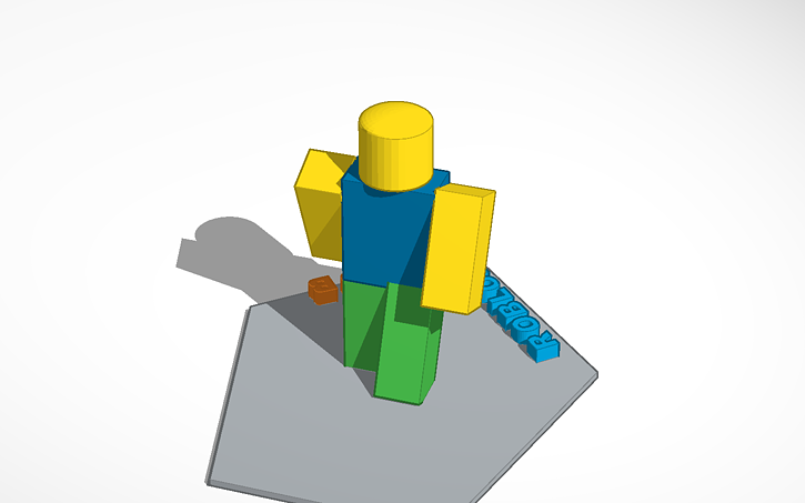 3d Design Roblox Noob Tinkercad -