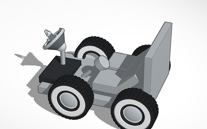 3D design stunning rover | Tinkercad