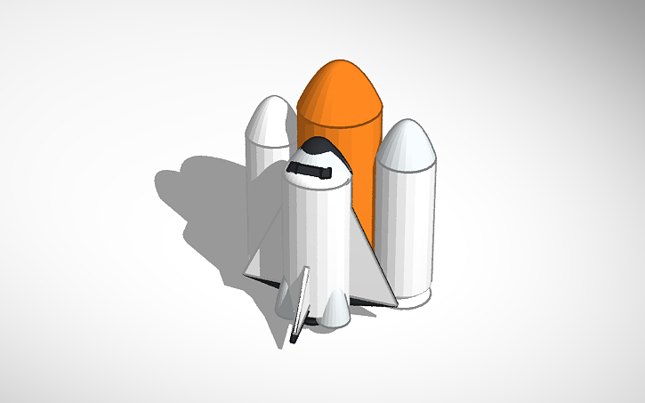 3D design Space Shuttle - Tinkercad