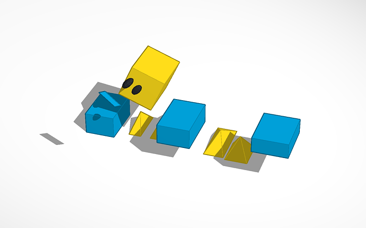 3D design GEOMETRY DASH | Tinkercad