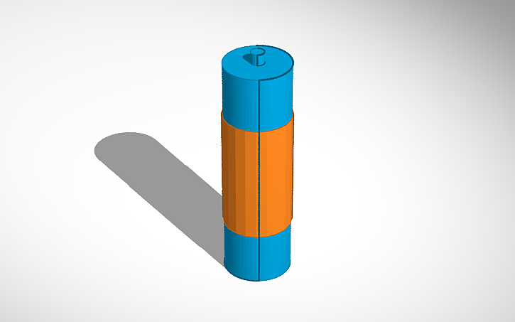 3D design battery - Tinkercad